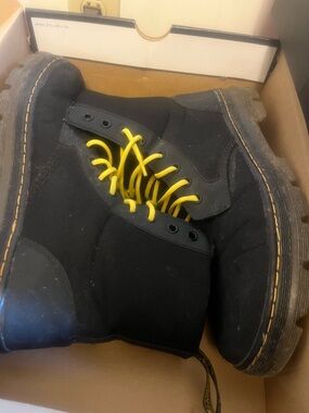 New Savings, Men's Dr.Marten Leather Lace Up Boot, Size US 12, Sale